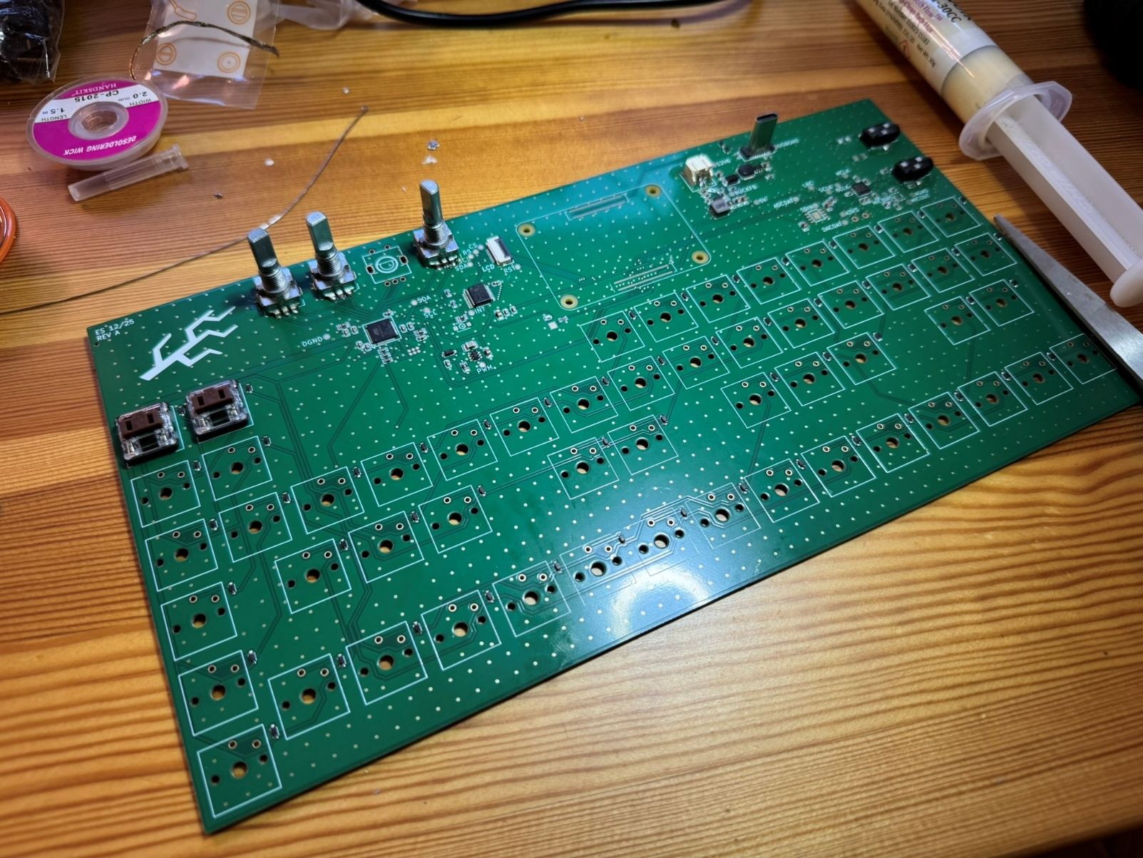 PCB with some missing components